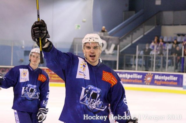 Photo hockey match Montpellier  - Toulouse-Blagnac le 19/02/2011
