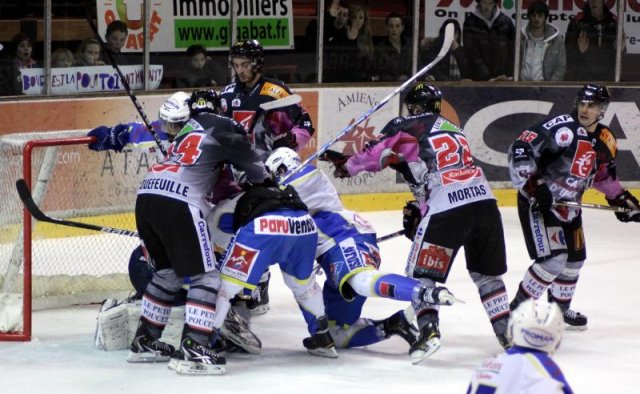 Photo hockey match Amiens  - Gap  le 22/02/2011