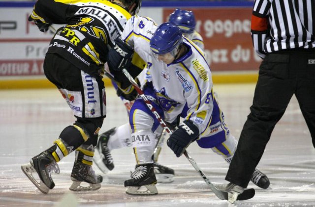 Photo hockey match Rouen - Villard-de-Lans le 22/02/2011