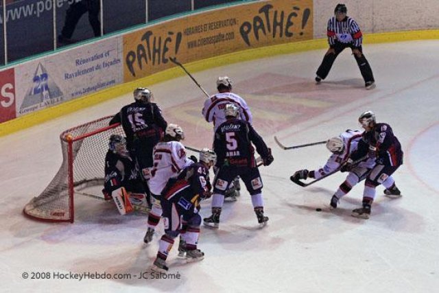 Photo hockey match Grenoble  - Briançon  le 04/10/2008