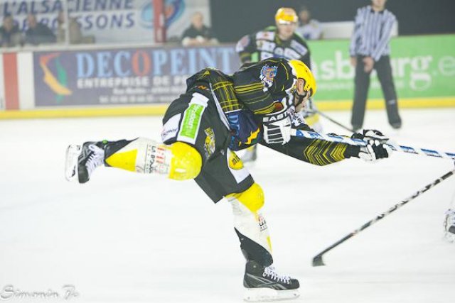 Photo hockey match Strasbourg  - Chamonix  le 26/02/2011