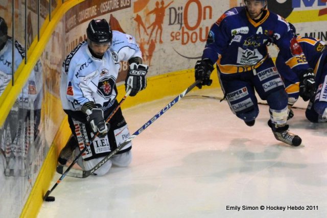 Photo hockey match Dijon  - Angers  le 26/02/2011