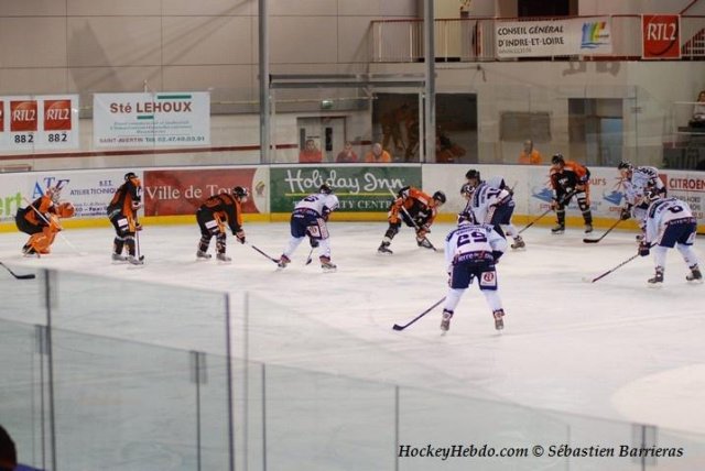 Photo hockey match Tours  - Angers  le 04/10/2008
