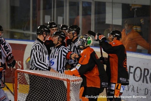 Photo hockey match Tours  - Angers  le 04/10/2008