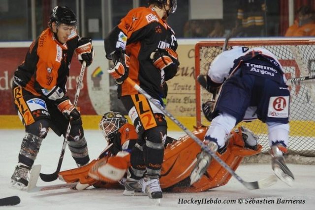 Photo hockey match Tours  - Angers  le 04/10/2008