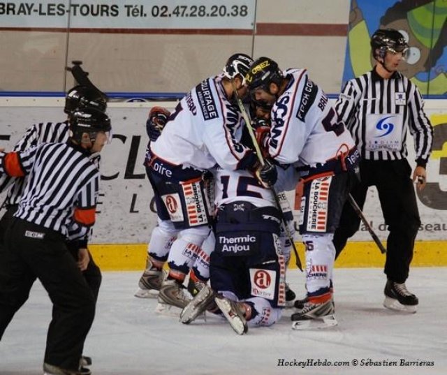 Photo hockey match Tours  - Angers  le 04/10/2008