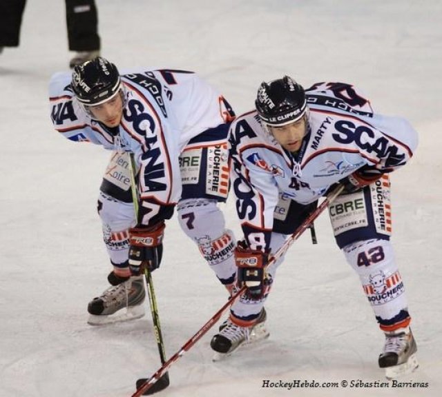 Photo hockey match Tours  - Angers  le 04/10/2008
