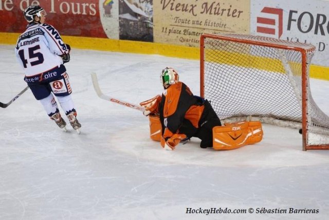 Photo hockey match Tours  - Angers  le 04/10/2008