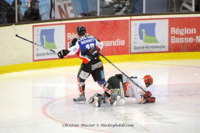 Photo hockey match Caen  - Mont-Blanc le 04/03/2011