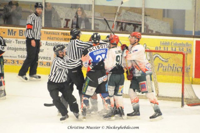 Photo hockey match Caen  - Mont-Blanc le 04/03/2011