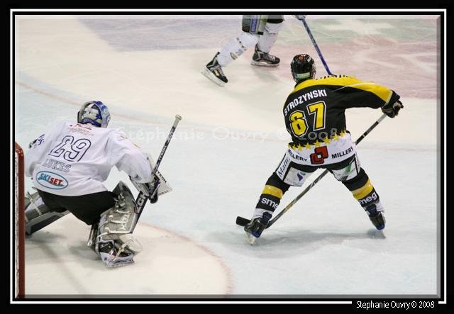 Photo hockey match Rouen - Mont-Blanc le 04/10/2008