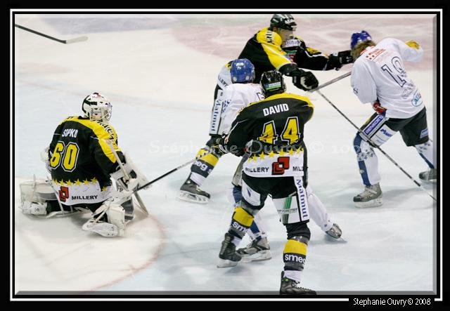 Photo hockey match Rouen - Mont-Blanc le 04/10/2008