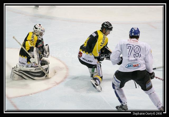 Photo hockey match Rouen - Mont-Blanc le 04/10/2008