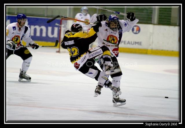 Photo hockey match Rouen - Mont-Blanc le 04/10/2008