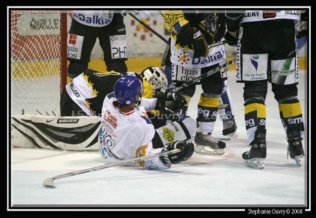 Photo hockey match Rouen - Mont-Blanc le 04/10/2008