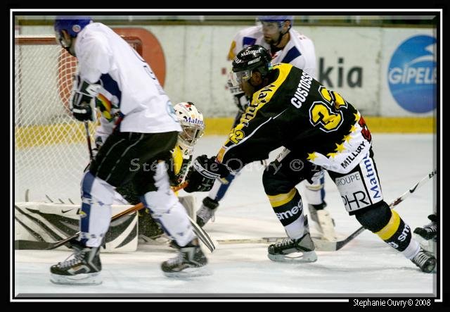 Photo hockey match Rouen - Mont-Blanc le 04/10/2008