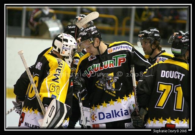 Photo hockey match Rouen - Mont-Blanc le 04/10/2008