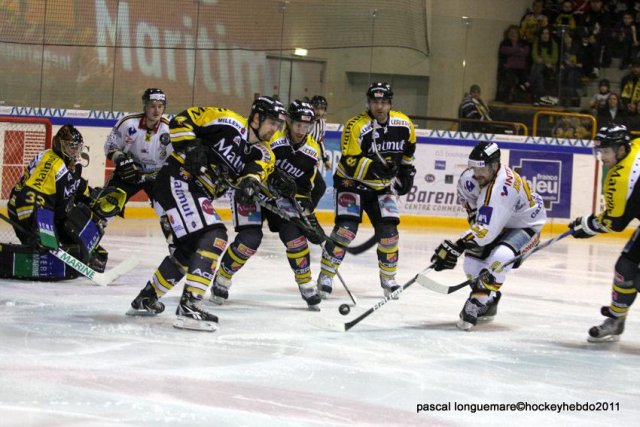 Photo hockey match Rouen - Morzine-Avoriaz le 08/03/2011