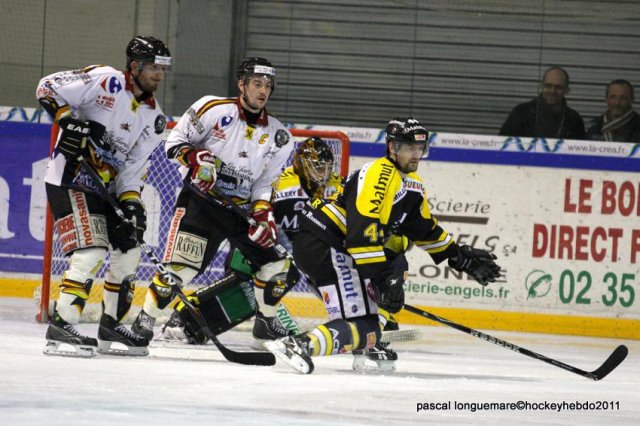 Photo hockey match Rouen - Morzine-Avoriaz le 08/03/2011