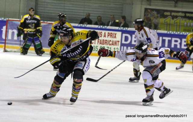 Photo hockey match Rouen - Morzine-Avoriaz le 08/03/2011