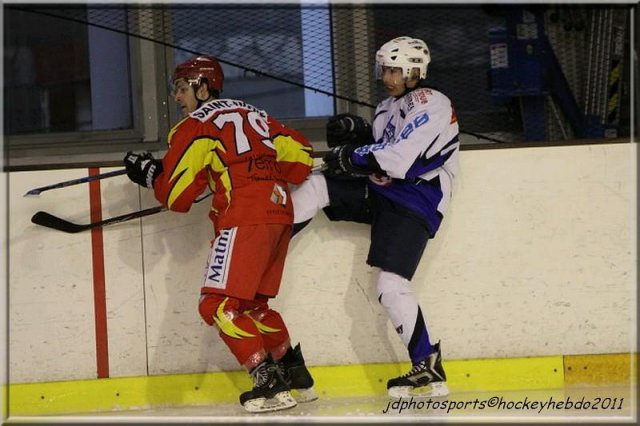 Photo hockey match Orléans - Courchevel-Méribel-Pralognan le 19/03/2011