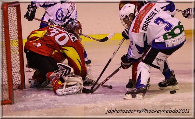 Photo hockey match Orléans - Courchevel-Méribel-Pralognan le 19/03/2011