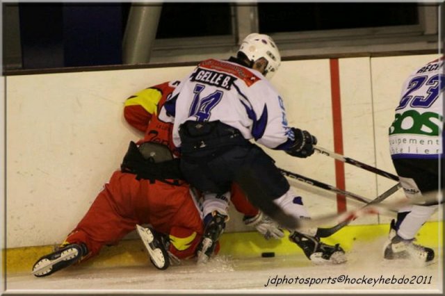 Photo hockey match Orléans - Courchevel-Méribel-Pralognan le 19/03/2011