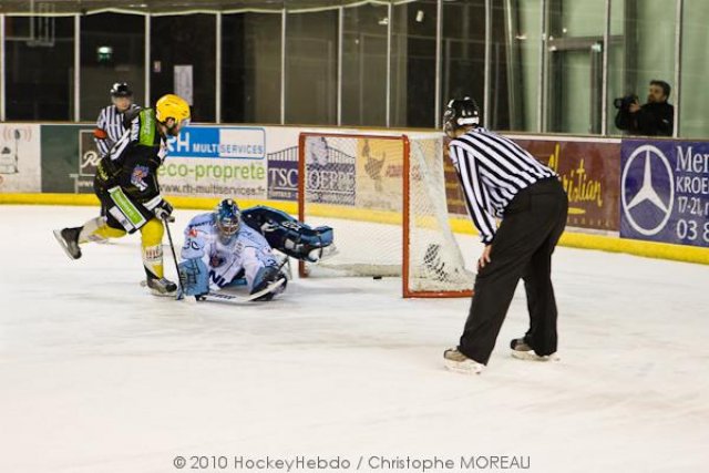 Photo hockey match Strasbourg  - Angers  le 22/03/2011