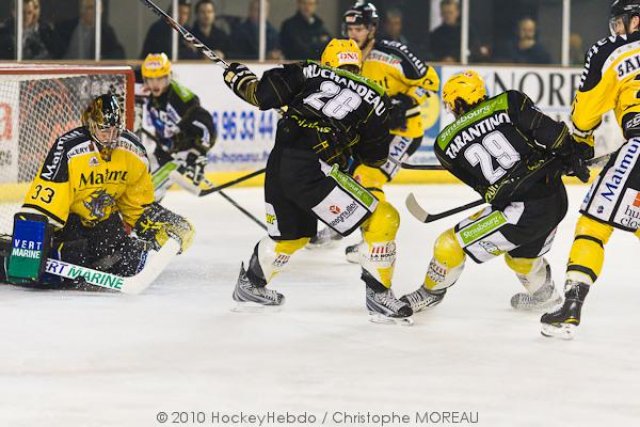 Photo hockey match Strasbourg  - Rouen le 01/04/2011