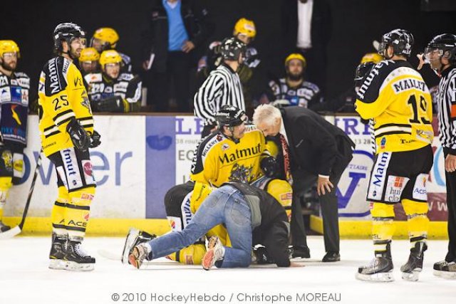Photo hockey match Strasbourg  - Rouen le 01/04/2011