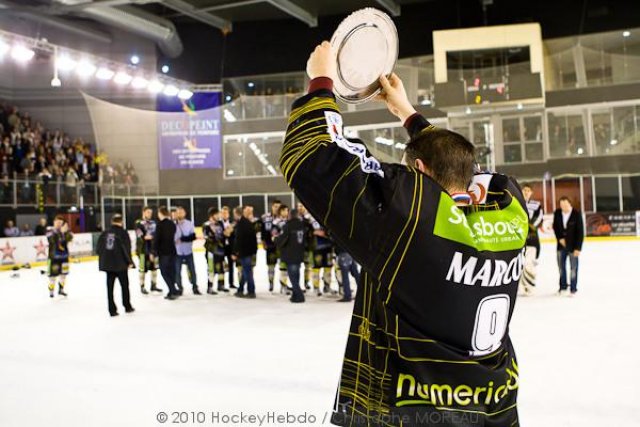 Photo hockey match Strasbourg  - Rouen le 01/04/2011