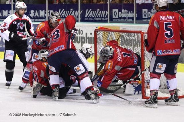 Photo hockey match Grenoble  - Briançon  le 07/10/2008