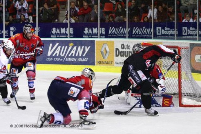 Photo hockey match Grenoble  - Briançon  le 07/10/2008