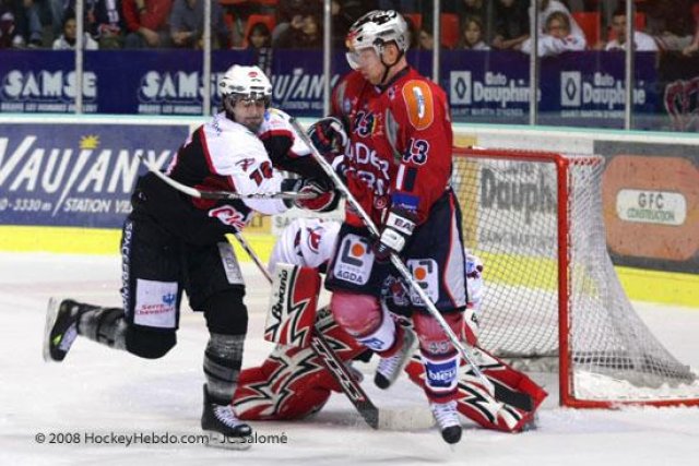 Photo hockey match Grenoble  - Briançon  le 07/10/2008