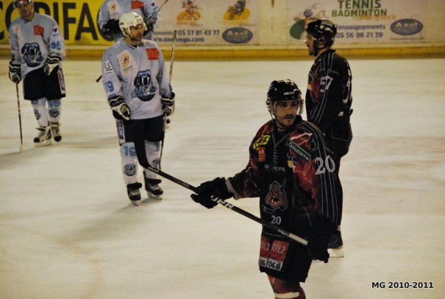 Photo hockey match Bordeaux - Montpellier  le 16/04/2011