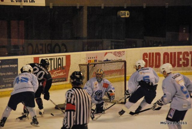 Photo hockey match Bordeaux - Montpellier  le 16/04/2011