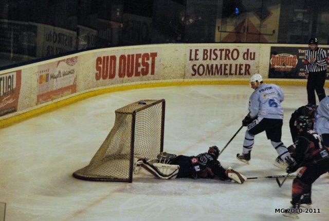 Photo hockey match Bordeaux - Montpellier  le 16/04/2011
