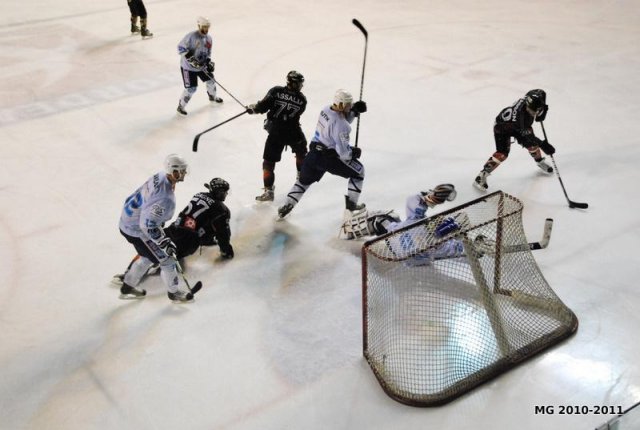 Photo hockey match Bordeaux - Montpellier  le 16/04/2011