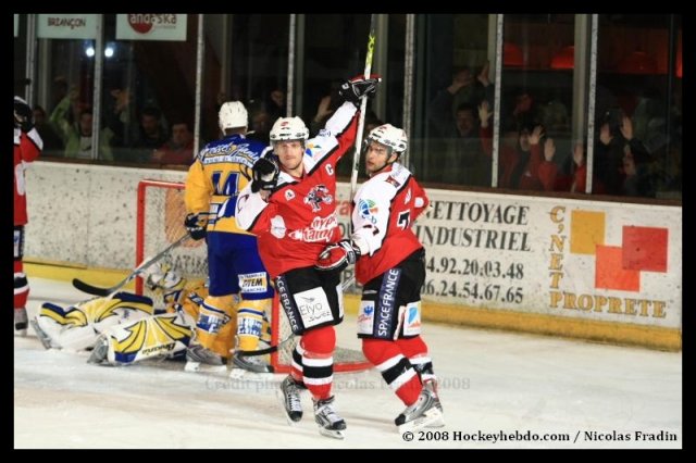 Photo hockey match Briançon  - Chamonix  le 11/10/2008