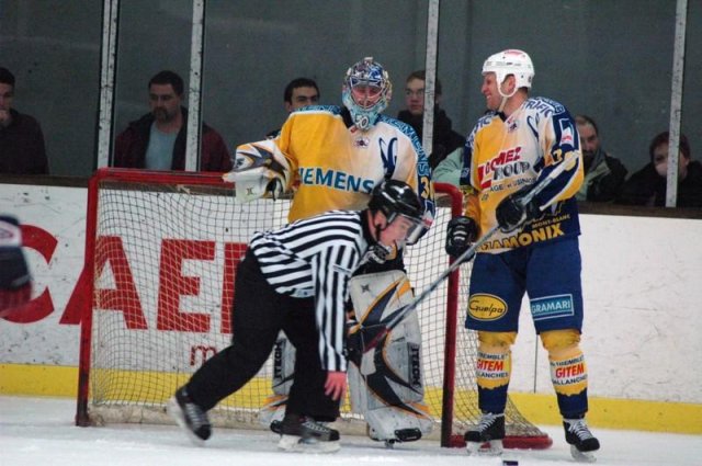 Photo hockey match Caen  - Chamonix  le 08/03/2008