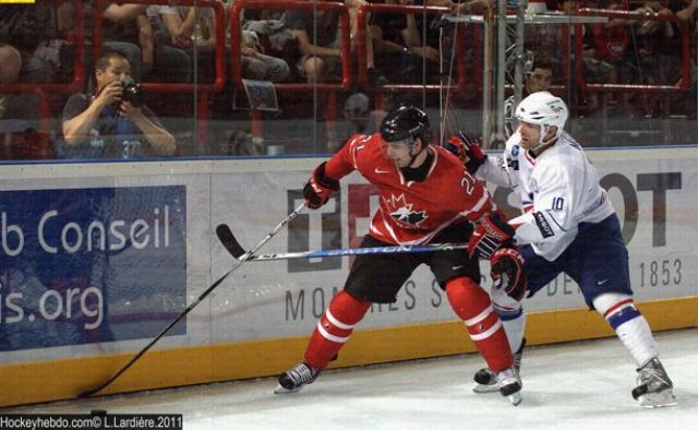 Photo hockey reportage France Canada : Vu par Laurent