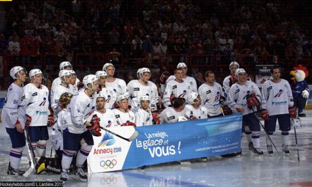 Photo hockey reportage France Canada : Vu par Laurent