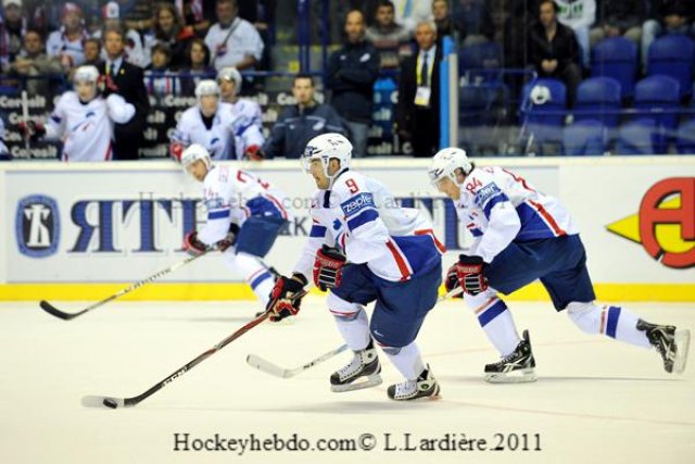 Photo hockey reportage Mondial 11: La France trop tendre !
