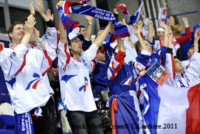 Photo hockey reportage Mondial 11: La France trop tendre !