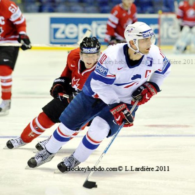 Photo hockey reportage Mondial 11: La France trop tendre !