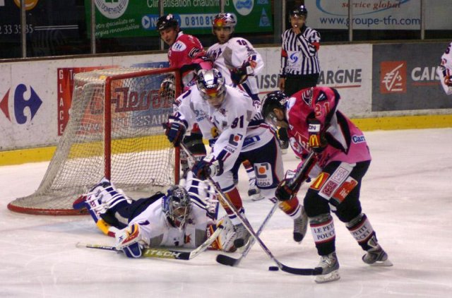 Photo hockey match Amiens  - Grenoble  le 11/10/2008