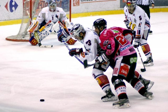 Photo hockey match Amiens  - Grenoble  le 11/10/2008