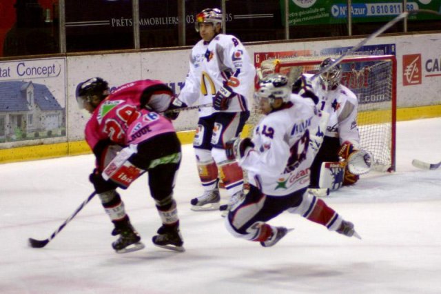 Photo hockey match Amiens  - Grenoble  le 11/10/2008