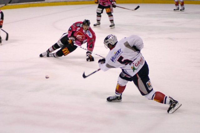 Photo hockey match Amiens  - Grenoble  le 11/10/2008