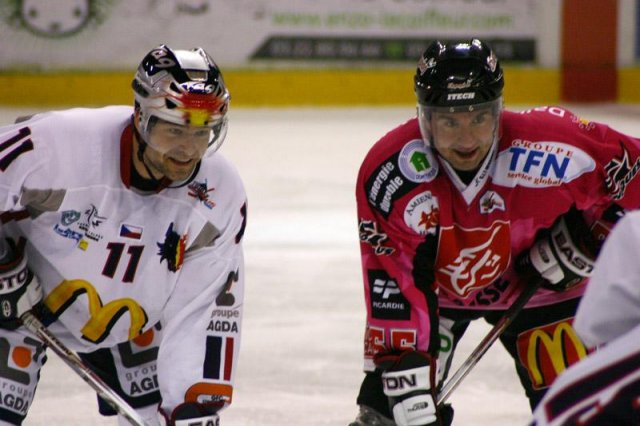Photo hockey match Amiens  - Grenoble  le 11/10/2008